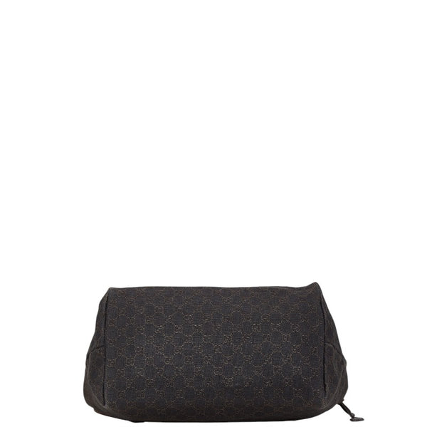 グッチ GGキャンバス ハンドバッグ トートバッグ 30501 ブラウン キャンバス レザー レディース GUCCI 【中古】