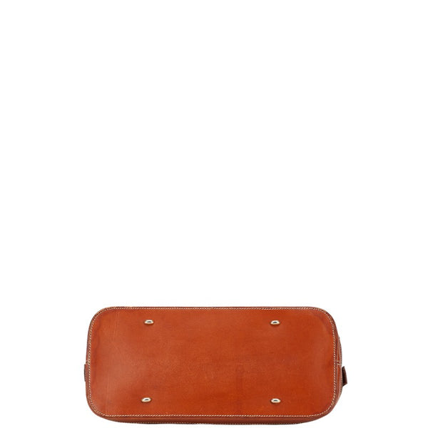 セリーヌ マカダム ハンドバッグ トートバッグ ブラウン レザー PVC レディース CELINE 【中古】