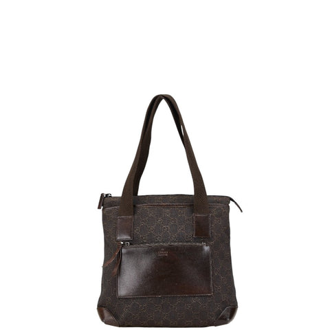 グッチ GGキャンバス ハンドバッグ 28893 ブラウン キャンバス レザー レディース GUCCI 【中古】