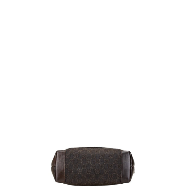 グッチ GGキャンバス ハンドバッグ 28893 ブラウン キャンバス レザー レディース GUCCI 【中古】