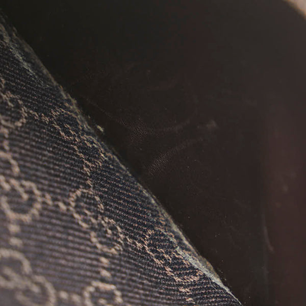 グッチ GGキャンバス ハンドバッグ 28893 ブラウン キャンバス レザー レディース GUCCI 【中古】