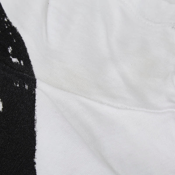 バーバリー ロゴ 半袖Ｔシャツ サイズ:M ホワイト ブラック コットン メンズ BURBERRY 【中古】