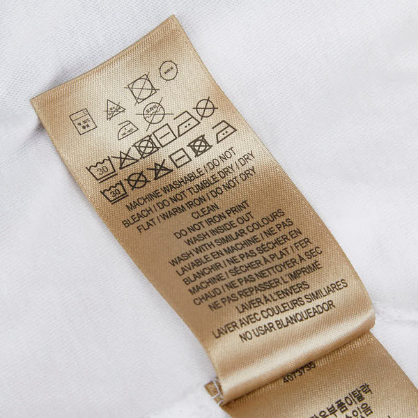 バーバリー ロゴ 半袖Ｔシャツ サイズ:M ホワイト ブラック コットン メンズ BURBERRY 【中古】