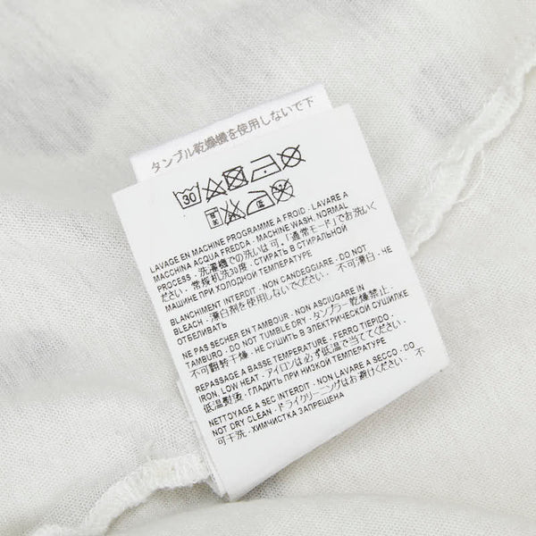 サンローラン ベイビーキャット Tシャツ サイズ：M ホワイト ブラック コットン レディース SAINT LAURENT 【中古】