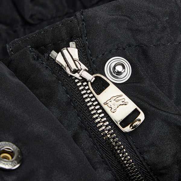 バーバリー コート サイズ：38 ブラック ナイロン レディース BURBERRY 【中古】