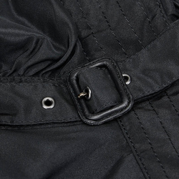 バーバリー コート サイズ：38 ブラック ナイロン レディース BURBERRY 【中古】