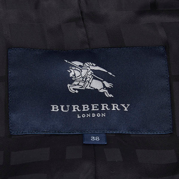 バーバリー コート サイズ：38 ブラック ナイロン レディース BURBERRY 【中古】