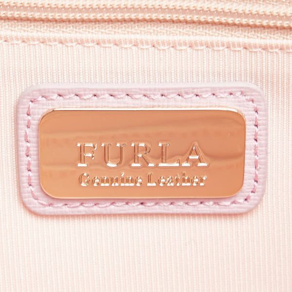 フルラ ベラ チェーン ショルダーバッグ ピンク レザー レディース Furla 【中古】