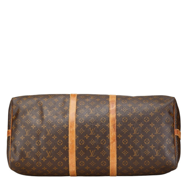 ルイ ヴィトン モノグラム キーポル60 ボストンバッグ ショルダーバッグ 2WAY M41422 ブラウン PVC レザー レディース LOUIS VUITTON 【中古】
