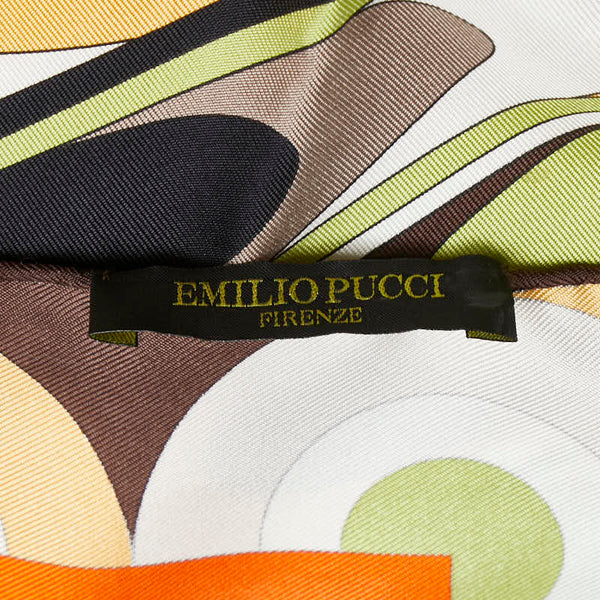 エミリオプッチ EMILIO PUCCI スカーフ マルチカラー シルク レディース Emilio Pucci 【中古】