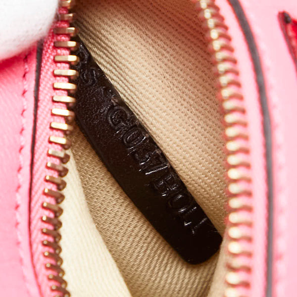 ヴァレンチノ ロックスタッズ ハンドバッグ ショルダーバッグ 2WAY ピンク レザー レディース Valentino 【中古】