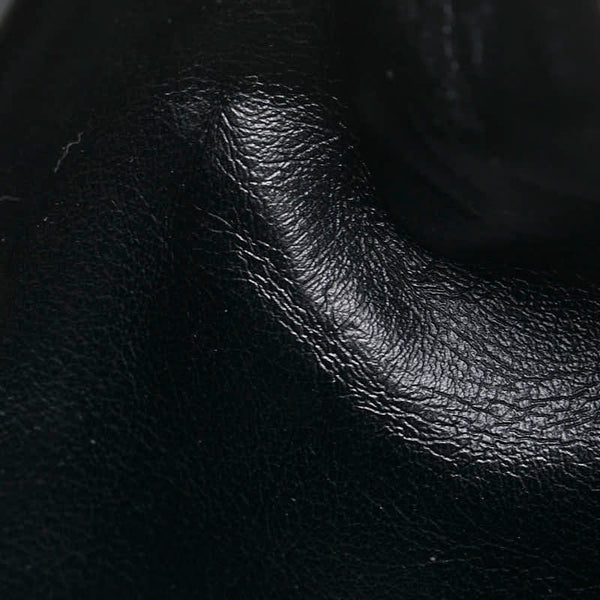 オーストリッチ ハンドバッグ ブラック オーストリッチ レディース ostrich 【中古】