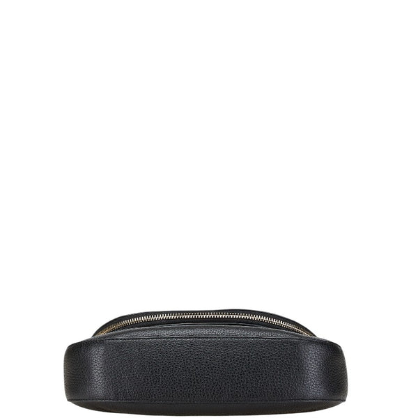 ケイトスペード レイラ 斜め掛け ショルダーバッグ WKR00330 ブラック ぺブルレザー レディース Kate Spade 【中古】