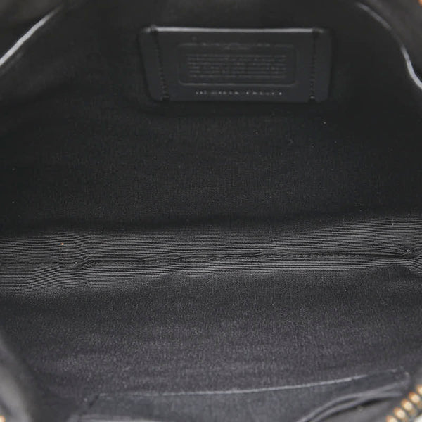 コーチ シグネチャー ストライプ クラッチバッグ セカンドバッグ F26071 グレー マルチカラー PVC メンズ COACH 【中古】