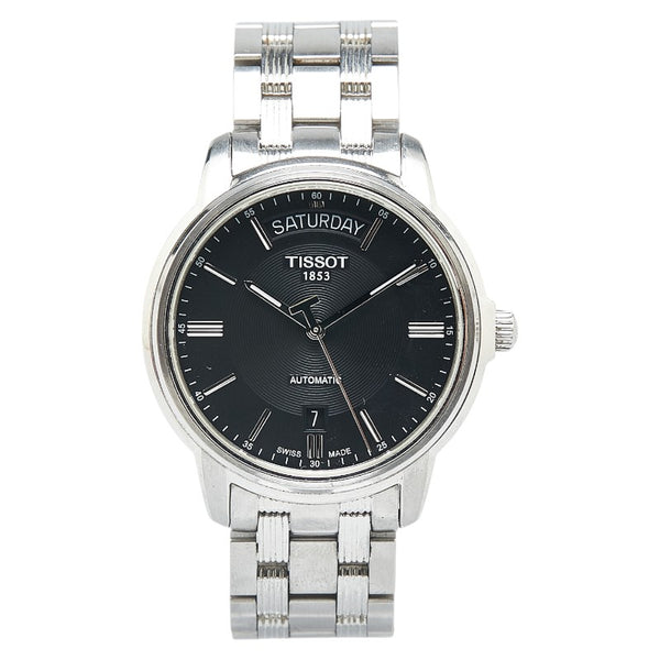ティソ 腕時計 T065.930 自動巻き ブラック文字盤 ステンレススチール メンズ TISSOT 【中古】
