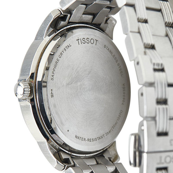 ティソ 腕時計 T065.930 自動巻き ブラック文字盤 ステンレススチール メンズ TISSOT 【中古】