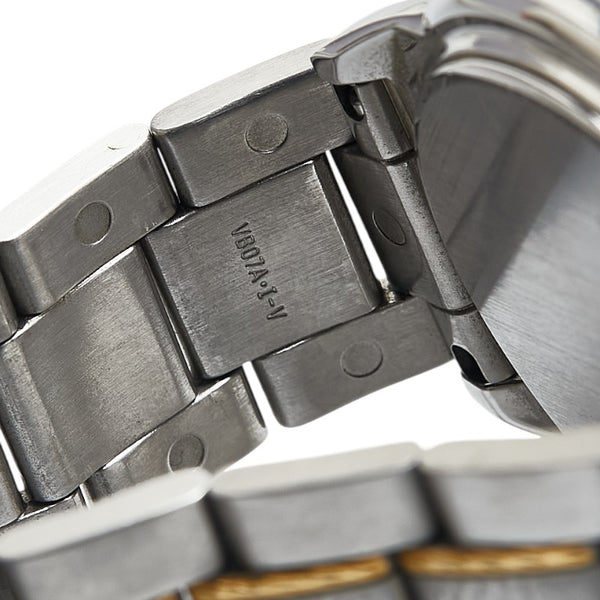 セイコー PRESAGE 腕時計 クオーツ ブラック文字盤 ステンレススチール メッキ レディース SEIKO 【中古】