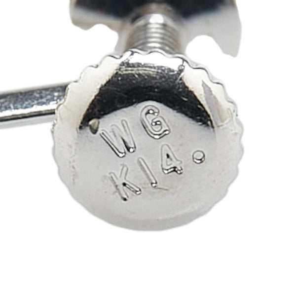K14WG ホワイトゴールド アコヤパール7.5～7.6mm イヤリング レディース 【中古】