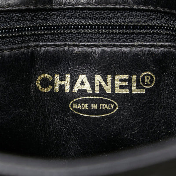 シャネル マトラッセ 復刻トート ココマーク トートバッグ ブラック キャビアスキン レディース CHANEL 【中古】