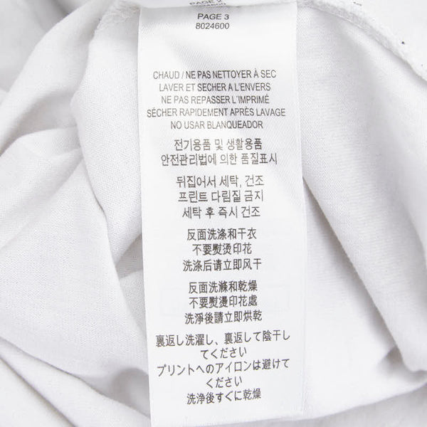 バーバリー TBロゴ 長袖Tシャツ ロンT サイズ:S ホワイト コットン メンズ BURBERRY 【中古】