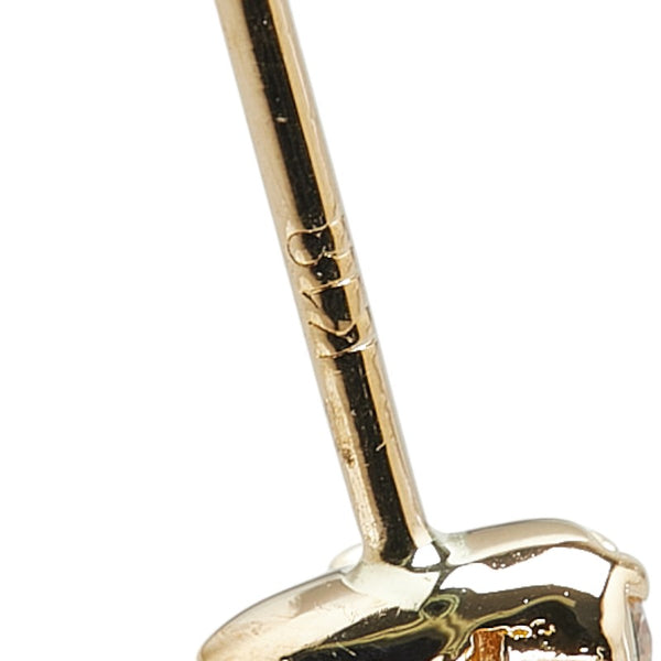 K18YG イエローゴールド ダイヤ1.00ct ピアス レディース 【中古】
