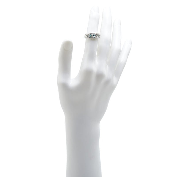 Pt900 プラチナ アレキサンドライト0.67ct ダイヤ0.44ct リング 指輪 レディース 11号 【中古】