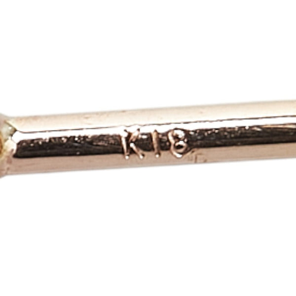 K18PG ピンクゴールド ダイヤ1.085 スタッドピアス レディース 【中古】