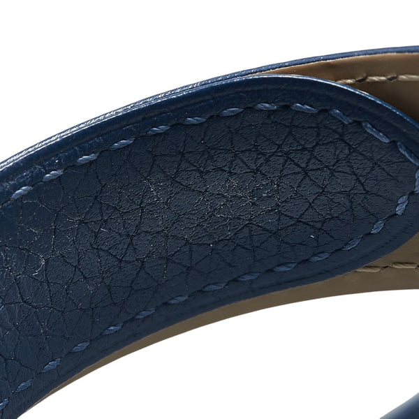 カルティエ ロンドソロ 腕時計 WSRN0021 自動巻き シルバー文字盤 ステンレススチール レザー ユニセックス CARTIER 【中古】