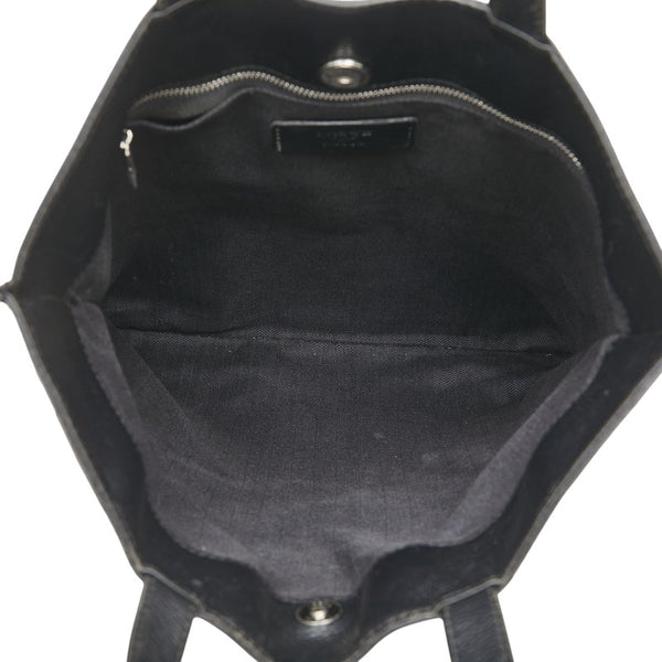 ロエベ アナグラム スタッズ ハンドバッグ ブラック レザー レディース LOEWE 【中古】