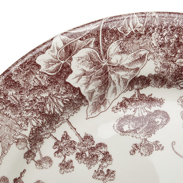 エルメス メゾンアンシャンテ お皿 デザートプレート 食器 ホワイト ブラウン 陶器 レディース HERMES 【中古】