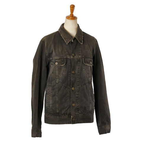 ドルチェアンドガッバーナ デニムジャケット サイズ：44 ブラック コットン メンズ DOLCE&GABBANA 【中古】