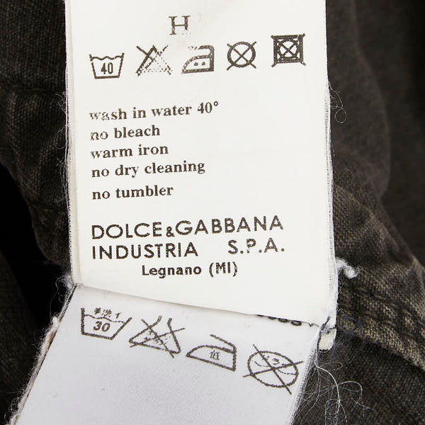 ドルチェアンドガッバーナ デニムジャケット サイズ：44 ブラック コットン メンズ DOLCE&GABBANA 【中古】