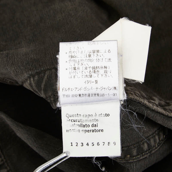 ドルチェアンドガッバーナ デニムジャケット サイズ：44 ブラック コットン メンズ DOLCE&GABBANA 【中古】