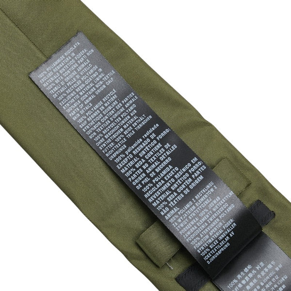 プラダ Re-Nylon ギャバジン ネクタイ UCR77 カーキ ナイロン メンズ PRADA 【中古】