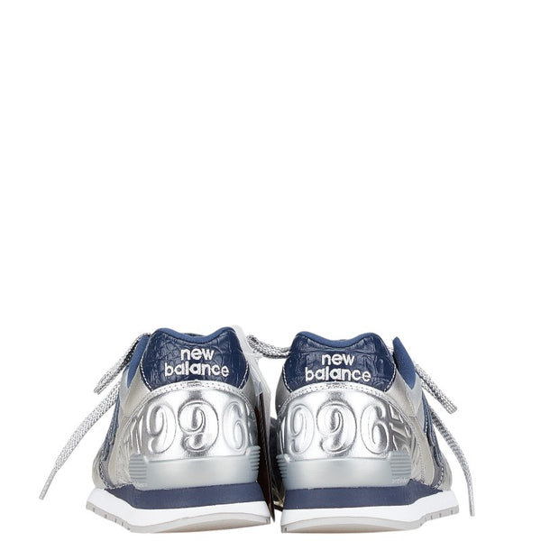 ニューバランス × FRANCK MULLER フランクミュラー 996 スニーカー 表記サイズ：29cm CM996FMS シルバー ネイビー レザー メンズ NEW BALANCE 【中古】