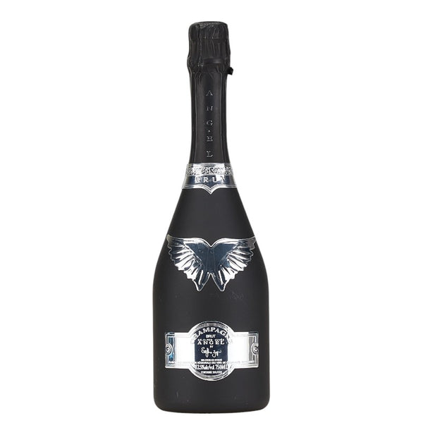 ANGEL エンジェル シャンパーニュ NV ブリュット ブラック 750ml シャンパン 未開封 ブラック ガラス レディース 【中古】