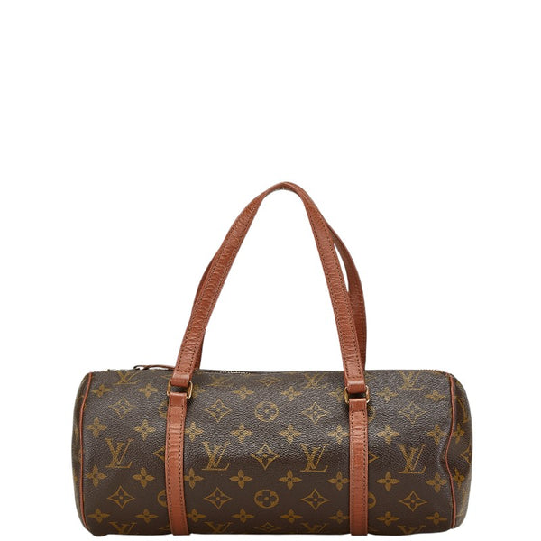 ルイ ヴィトン モノグラム パピヨン30(旧) ハンドバッグ M51365 ブラウン PVC レザー レディース LOUIS VUITTON 【中古】