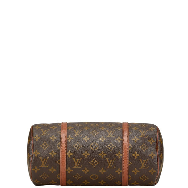 ルイ ヴィトン モノグラム パピヨン30(旧) ハンドバッグ M51365 ブラウン PVC レザー レディース LOUIS VUITTON 【中古】