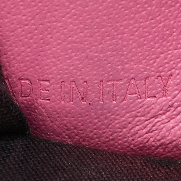 バレンシアガ ペーパーミニ 三つ折り財布 391446 ピンク レザー レディース BALENCIAGA 【中古】
