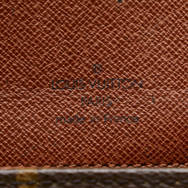ルイ ヴィトン モノグラム サンクルー24 斜め掛け ショルダーバッグ M51242 ブラウン PVC レザー レディース LOUIS VUITTON 【中古】