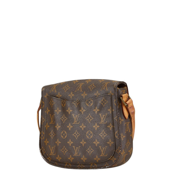 ルイ ヴィトン モノグラム サンクルー24 斜め掛け ショルダーバッグ M51242 ブラウン PVC レザー レディース LOUIS VUITTON 【中古】
