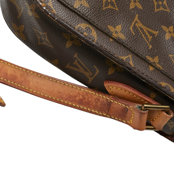 ルイ ヴィトン モノグラム サンクルー24 斜め掛け ショルダーバッグ M51242 ブラウン PVC レザー レディース LOUIS VUITTON 【中古】
