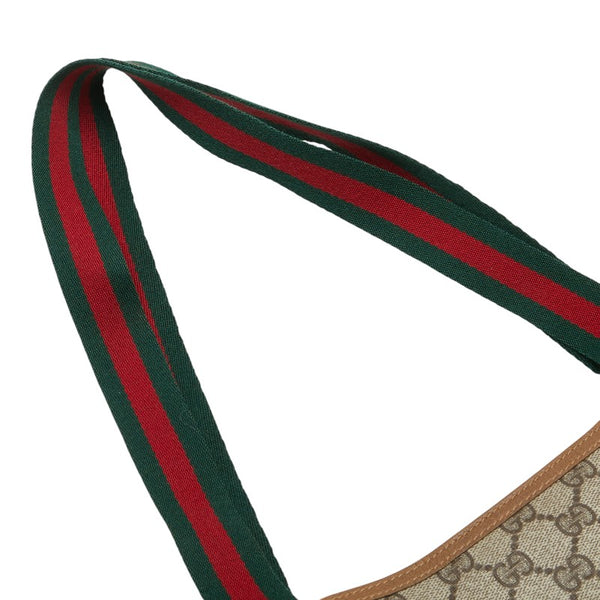 グッチ オールドグッチ　シェリーライン ハンドバッグ トートバッグ 40 02 003 ベージュ PVC レザー レディース GUCCI 【中古】