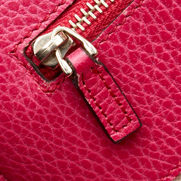 グッチ スウィング トートバッグ ショルダーバッグ 354397 ピンク レザー レディース GUCCI 【中古】