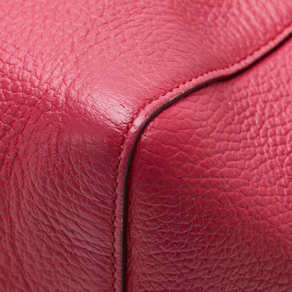 グッチ スウィング トートバッグ ショルダーバッグ 354397 ピンク レザー レディース GUCCI 【中古】