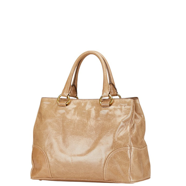 プラダ ハンドバッグ ショルダーバッグ 2WAY BN2323 ベージュ レザー レディース PRADA 【中古】