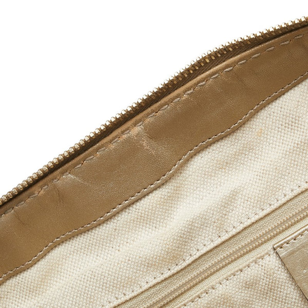 グッチ GGキャンバス スーキー ハンドバッグ ショルダーバッグ 2WAY 247902 ブラウン ゴールド キャンバス レザー レディース GUCCI 【中古】