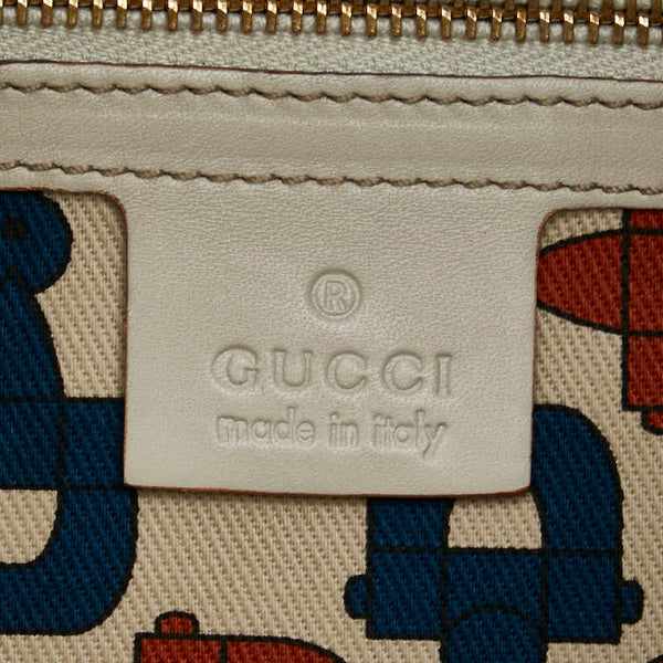 グッチ グッチシマ ホースビット ワンショルダーバッグ 145826 グレー レザー レディース GUCCI 【中古】