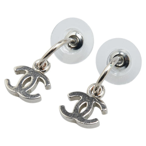 シャネル ココマーク スイング ピアス シルバー メタル レディース CHANEL 【中古】