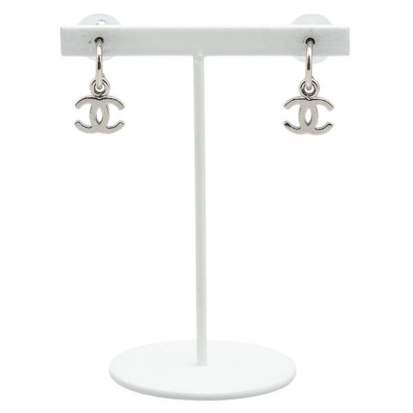 シャネル ココマーク スイング ピアス シルバー メタル レディース CHANEL 【中古】